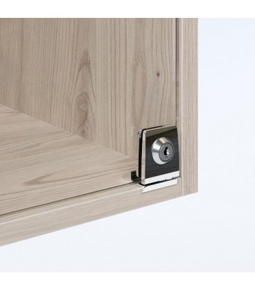 Serrure série Obsession pour porte de vitrine en verre