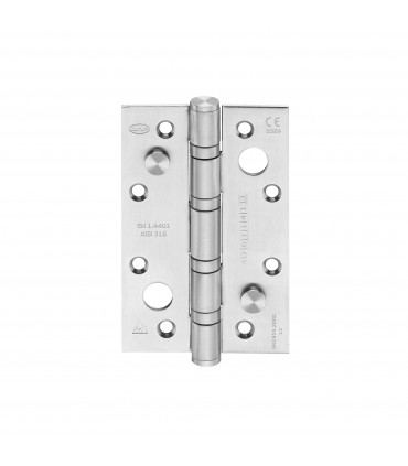 Paumelle ignifugé inox aisi316 sur roulement à billes 120 kg