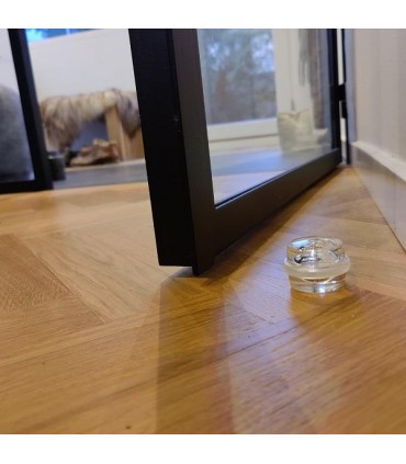 Butée de porte série CRUMPET plastic transparent