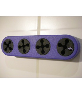 Accrche torchon série Grip bleu