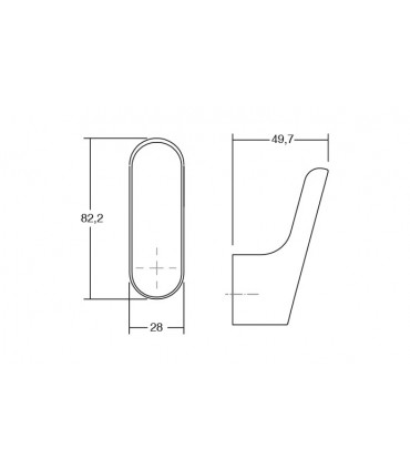 Patére bois série Luv 7018 par Viefe