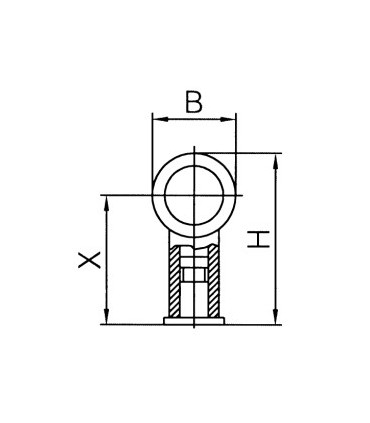 Support traversant technique