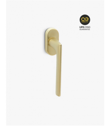 Poignée de porte et fenêtre série BACI sur rosace ronde ou carrée