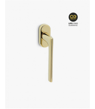 Poignée de porte et fenêtre série BACI sur rosace ronde ou carrée