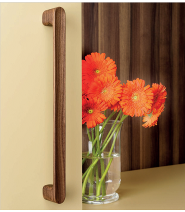 Poignée Luv wood pour porte et ameublement