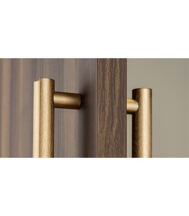 Poignée Moon en aluminium pour porte et ameublement