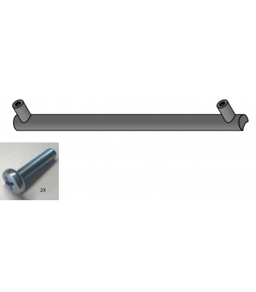 Poignée Moon en aluminium pour porte et ameublement