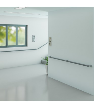 Barre d'appui, main courante antibactérienne