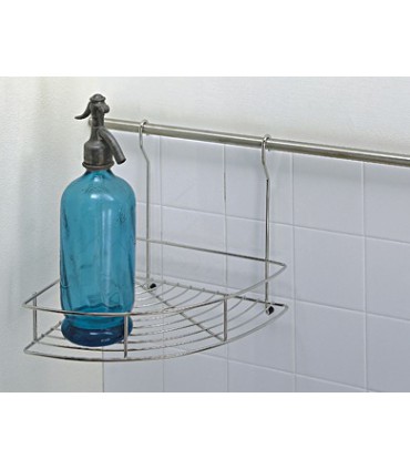 Etagère d'angle sur barre porte ustensile