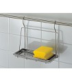 Etagère porte savon sur barre porte ustensile