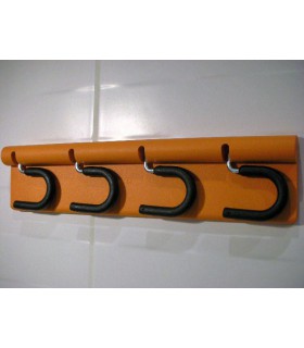 Crochets porte balais orange Crochets porte balais orange