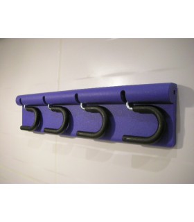 Crochets porte balais bleu Crochets porte balais bleu