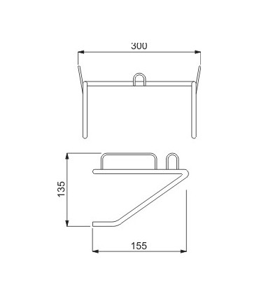 Support sachet plastique technique
