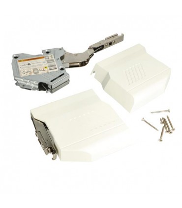 Paire de Charnière d'abattant avec fixation frontale