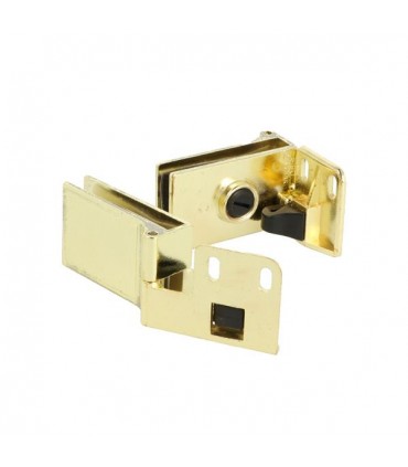 Paire de charnières haute & basse à blocage pour porte en verre d'épaisseur maxi 6 mm