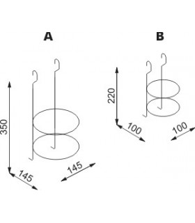 Lot de deux godets porte ustensiles technique Lot de deux godets porte ustensiles technique