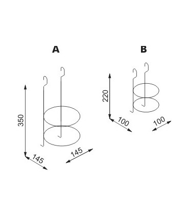 Lot de deux godets porte ustensiles technique