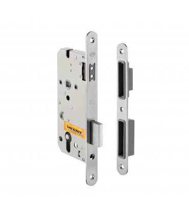 Serrure magnétique série 20855 inox satiné axe 60 mm