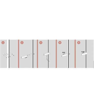 Loquet design inox 304 satiné ou poli brillant