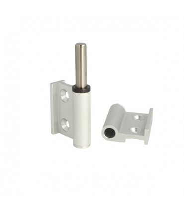 Charnière aluminium série Nina pour ouverture à droite ou à gauche
