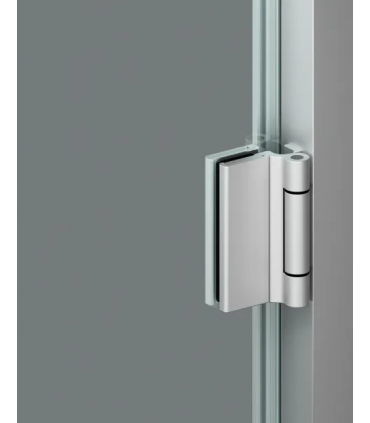 Charnière de porte en verre, ajustable Wilma