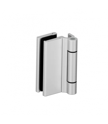 Charnière de porte en verre, ajustable Wilma