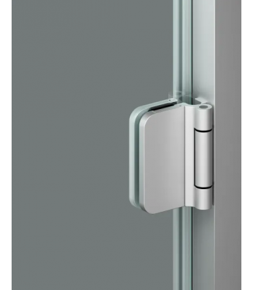 Charnière de porte en verre, ajustable Wilma