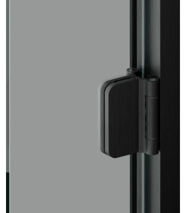 Charnière de porte en verre, ajustable Wilma