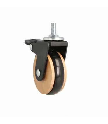 Roulette en Bois Hadrian diamètre 62 mm