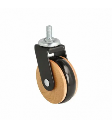 Roulette en Bois Hadrian diamètre 62 mm