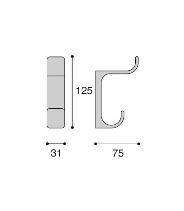 Patère BACO technique