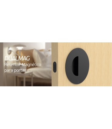 Retenue magnétique pour porte a galandage