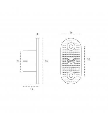 Retenue magnétique pour porte a galandage