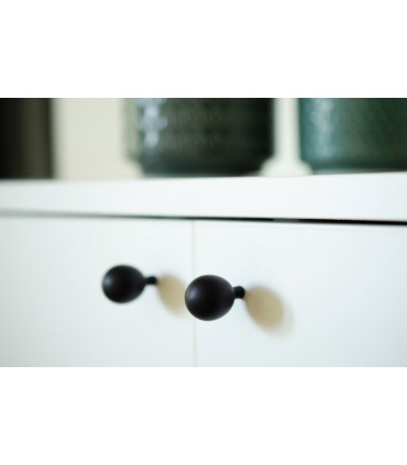 Poignée bouton ou patère murale série DROP par BB SWEDEN