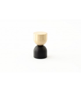 base noir mat - tête doré satiné base noir mat - tête doré satiné