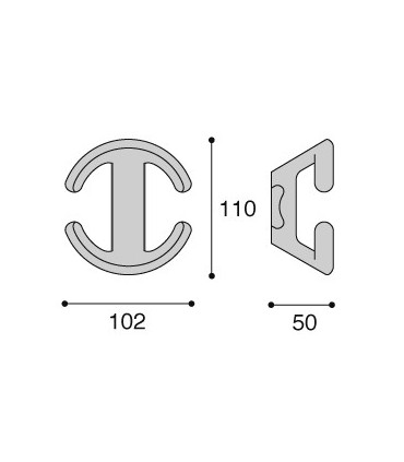 Patère D-ancre technique