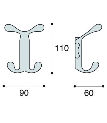 Patère Quatro technique