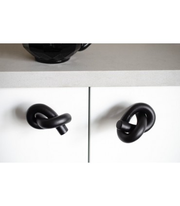 Poignée bouton ou patère murale série KNOT par BB SWEDEN