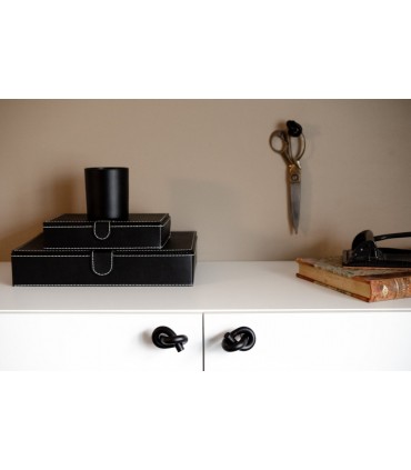 Poignée bouton ou patère murale série KNOT par BB SWEDEN