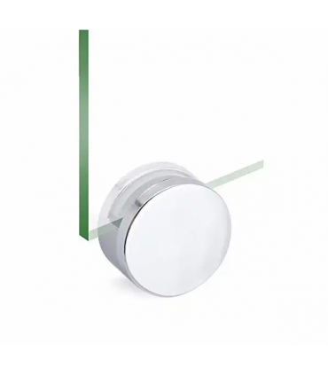 Fixation ronde pour miroir sans trou