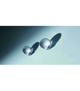 Patère coquillage argent mat