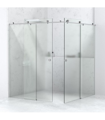 Kit roller série Clear system pour porte en verre