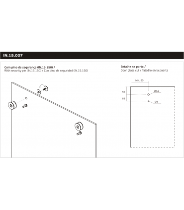 Taquet anti dégondage pour roller série Clear system