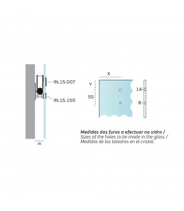Taquet anti dégondage pour roller série Clear system