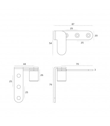 Set pivot System pour porte battante a feuillure