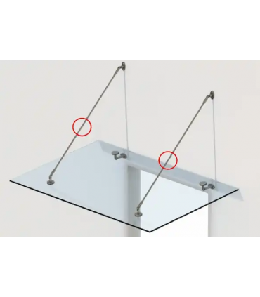 Barre de tension pour support articulé