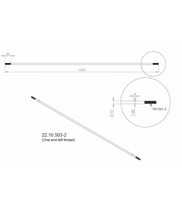 Barre de tension pour support articulé