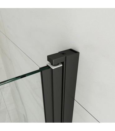 Charnière pare douche à relèvement mur sur verre