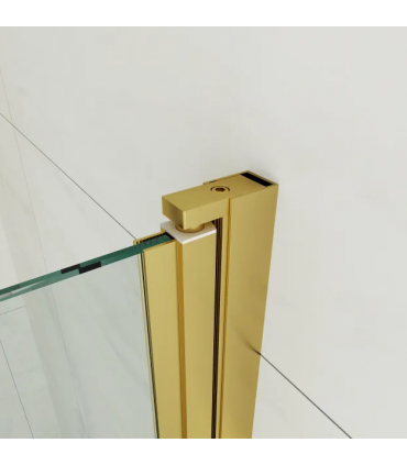Charnière pare douche à relèvement mur sur verre