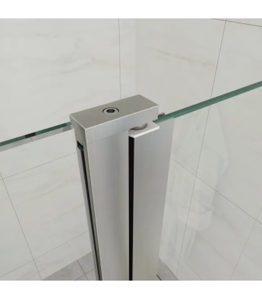 Charnière pare douche à relèvement verre sur verre